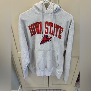 Champion Light Gray Nike Pullover Hoodie